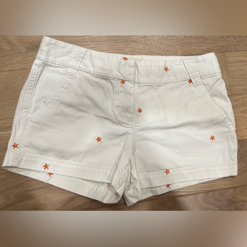 J crew starfish critter chino shorts size 2